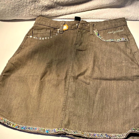 Baby Phat Skirts Baby Phat Mini Jean Skirt Brand New Poshmark